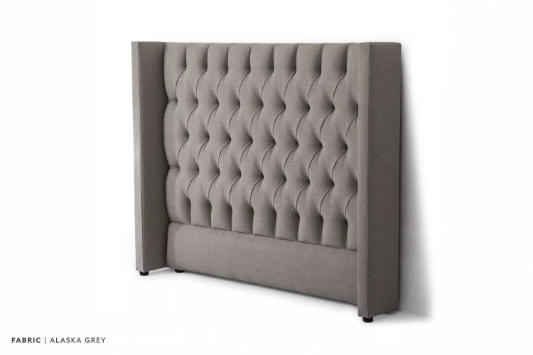 Hailey Headboard - Single - Alaska Grey Single Headboards - 2