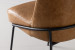 Curva Leather Dining Chair - Dawn Tan Curva Dining Chair Collection - 8