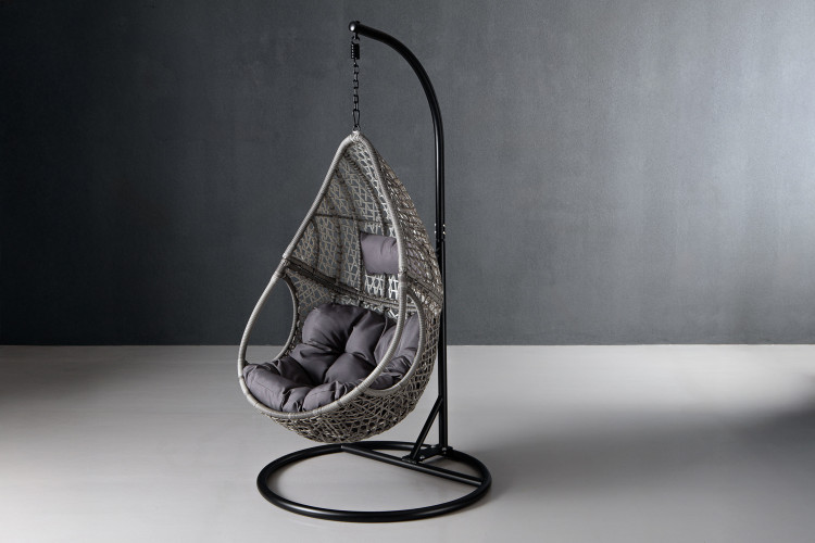 Addilyn Hanging Chair - Charcoal Hanging Chairs - 1