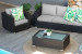Montae 4 Piece Patio Lounge Set - Black Patio and Outdoor Lounge Furniture - 5