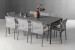 Venice Rozina 8-Seater Patio Dining Set - Charcoal Patio Dining Sets - 4