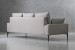 Clapton 3-Seater Couch - Stone 3 Seater Fabric Couches - 5