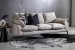 Clapton 3-Seater Couch - Stone 3 Seater Fabric Couches - 7
