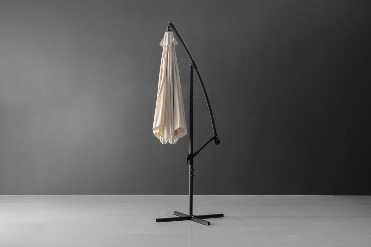 Miami Cantilever Umbrella - Beige Umbrellas - 1
