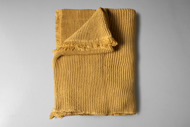 Avaria Throw - Mustard Throws - 1