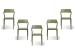 Demo - Snow Dining Chair - Green Demo Clearance - 1
