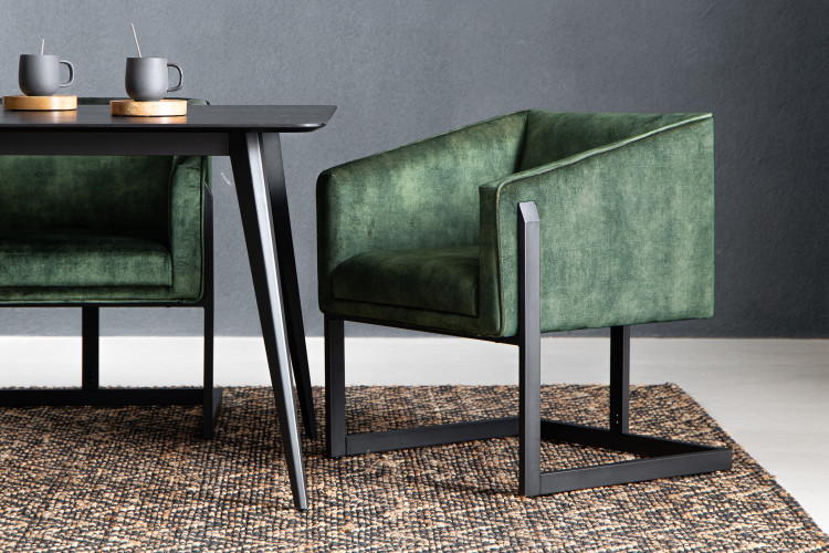 Elson Velvet Dining Chair -...