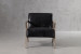 Melrose Leather Armchair - Black Armchairs - 3