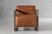 Baku Leather Armchair - Vintage Tan Occasional Chairs - 3