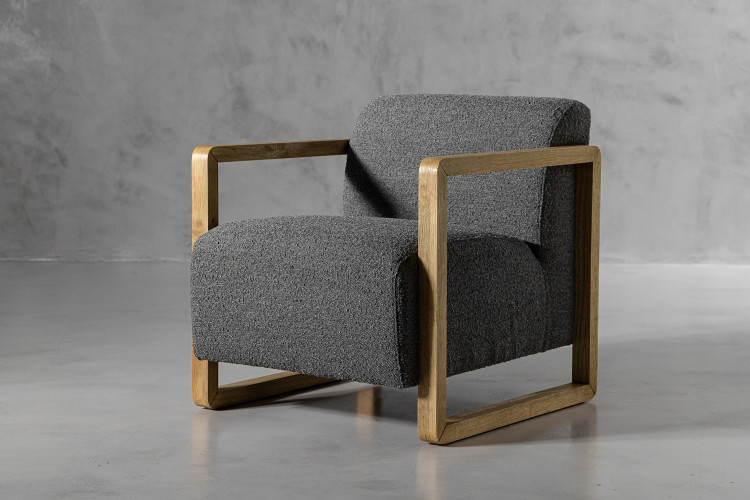 Baku Armchair - Storm Grey
