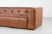 Demo Sally 4 Seater Leather Couch - Vintage Tan Demo Clearance - 4