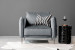 Ottavia Velvet Armchair - Grey Armchairs - 3