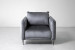 Ottavia Velvet Armchair - Grey Armchairs - 2
