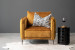 Ottavia Velvet Armchair - Aged Mustard Armchairs - 3