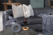 Gracelyn 3-Seater Leather Couch - Charcoal 3 - Seater Couches - 8
