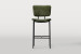 Norris Leather Tall Bar Stool - Vintage Green Bar & Counter Chairs - 2