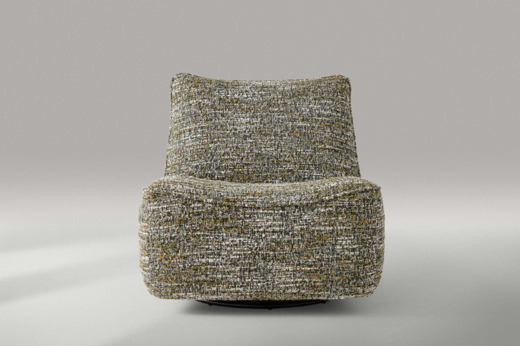 Baxton Swivel Chair - Forest Storm Armchairs - 1