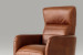 Dixon Electric Single Leather Recliner - Burnt Tan Single Recliners - 5