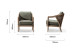 Lucille Armchair - Carbon Armchairs - 9