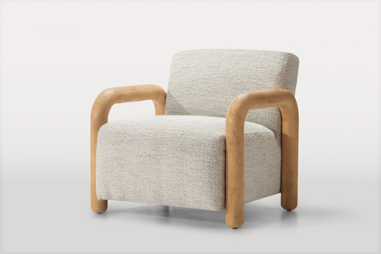 Tauvora Armchair - Ivory Drift Armchairs - 1