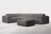 Jagger Modular - Corner Couch With Ottoman - Avalon Grey Corner Couches - 1