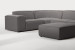 Jagger Modular - Corner Couch With Ottoman - Avalon Grey Corner Couches - 3