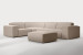 Jagger Modular - Corner Couch With Ottoman - Serenity Sand Corner Couches - 1