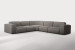 Jagger Modular - Grand Corner Couch - Avalon Grey Fabric Modular Couches - 1