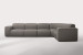 Jagger Modular - Grand Corner Couch - Avalon Grey Fabric Modular Couches - 4