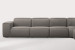 Jagger Modular - Grand Corner Couch - Avalon Grey Fabric Modular Couches - 5