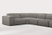 Jagger Modular - Grand Corner Couch - Avalon Grey Fabric Modular Couches - 7
