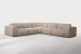 Jagger Modular - Grand Corner Couch - Serenity Sand Fabric Modular Couches - 1