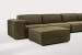 Jagger Modular - Grand Corner Couch with Ottoman - Dawn Ivy Fabric Modular Couches - 4