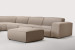 Jagger Modular - Grand Corner Couch with Ottoman - Serenity Sand Fabric Modular Couches - 4