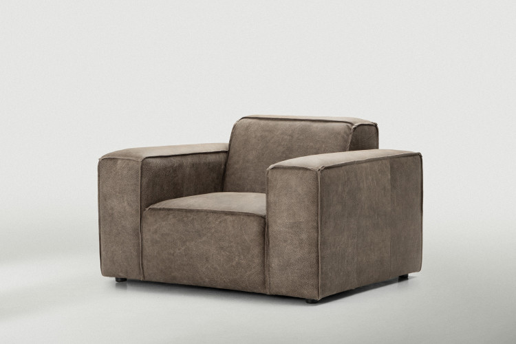 Jagger Leather Armchair - Dune Leather Armchairs - 1