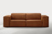 Jagger 3-Seater Leather Couch - Whiskey 3 - Seater Couches - 1