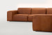 Jagger Leather Modular - Grand Corner Couch Set - Whiskey Leather Modular Couches - 4
