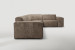 Jagger Leather Modular - Grand Corner Couch Set - Dune Leather Modular Couches - 8