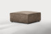 Jagger Leather Ottoman - Dune Ottomans - 1