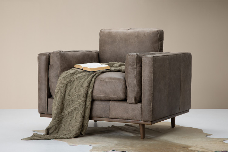 Wallace Leather Armchair - Dune Armchairs - 1