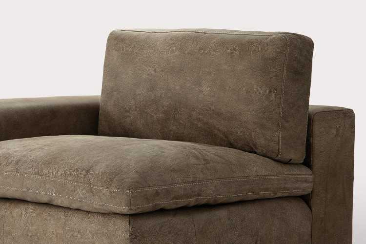 Bexley Leather Modular - Left Arm - Dune Modular Unit - Add-On - 1