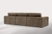 Bexley Leather Modular - Corner Couch Set with Ottoman - Dune Modular Couches - 6