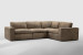 Bexley Leather Modular - Corner Couch Set - Dune Modular Couches - 3
