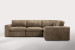 Bexley Leather Modular - Corner Couch Set - Dune Modular Couches - 2