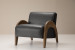 Duneveil Leather Armchair - Charcoal Armchairs - 1