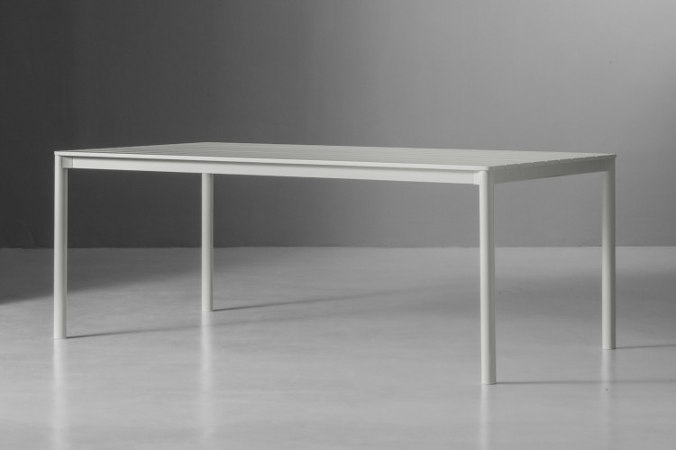 Venice Patio Dining Table - Stone - 2m Patio Dining Tables - 1