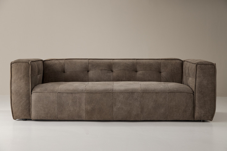 Brenvor 3-Seater Leather Couch - Dune 3 - Seater Couches - 1