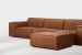 Jagger Leather Modular - Daybed - Whiskey Daybed Couches - 8