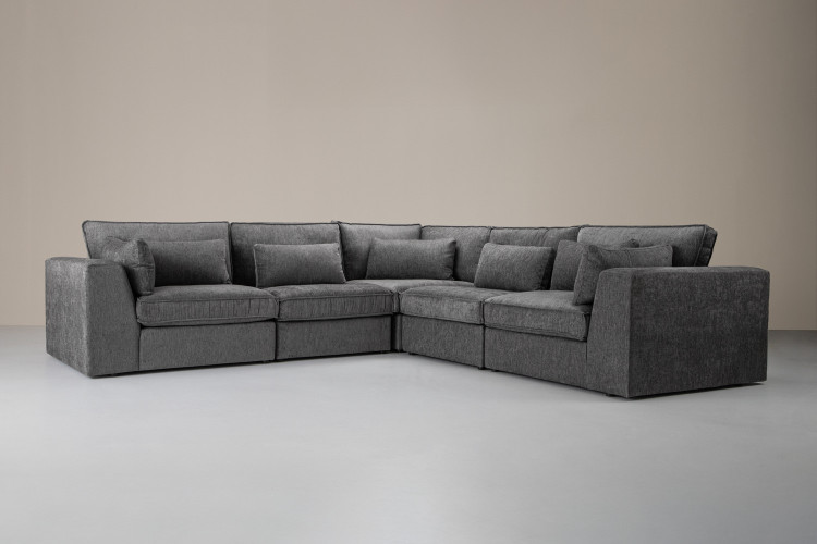 Galloway Modular - Grand Corner Couch - Pebble Modular Couches - 2