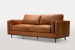 Wallace 3-Seater Leather Couch - Whiskey 3 - Seater Couches - 2